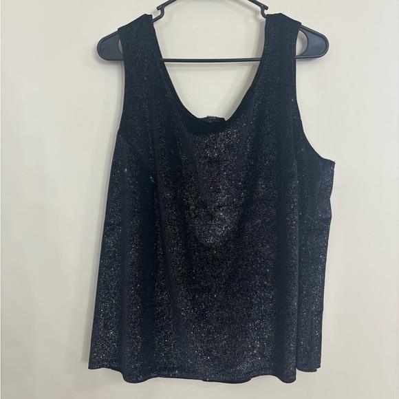 Vintage ONYX Nite by Wendye Chaitin Sparkle Top - Picture 1 of 3